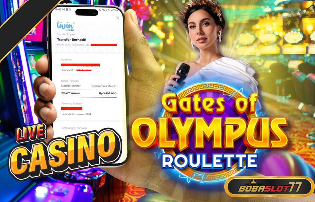 Selamat kepada user id : arxxxp Rp 3.905.000 di Game GATES OF OLYMPUS ROULETTE LIVE CASINO Cair Gk Sampe 1 Menit! Menang Mudah di Bobaslot77